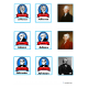 U.S. Presidents Picture & Label Matching